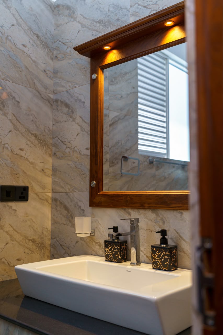 Guest bathroom vanity